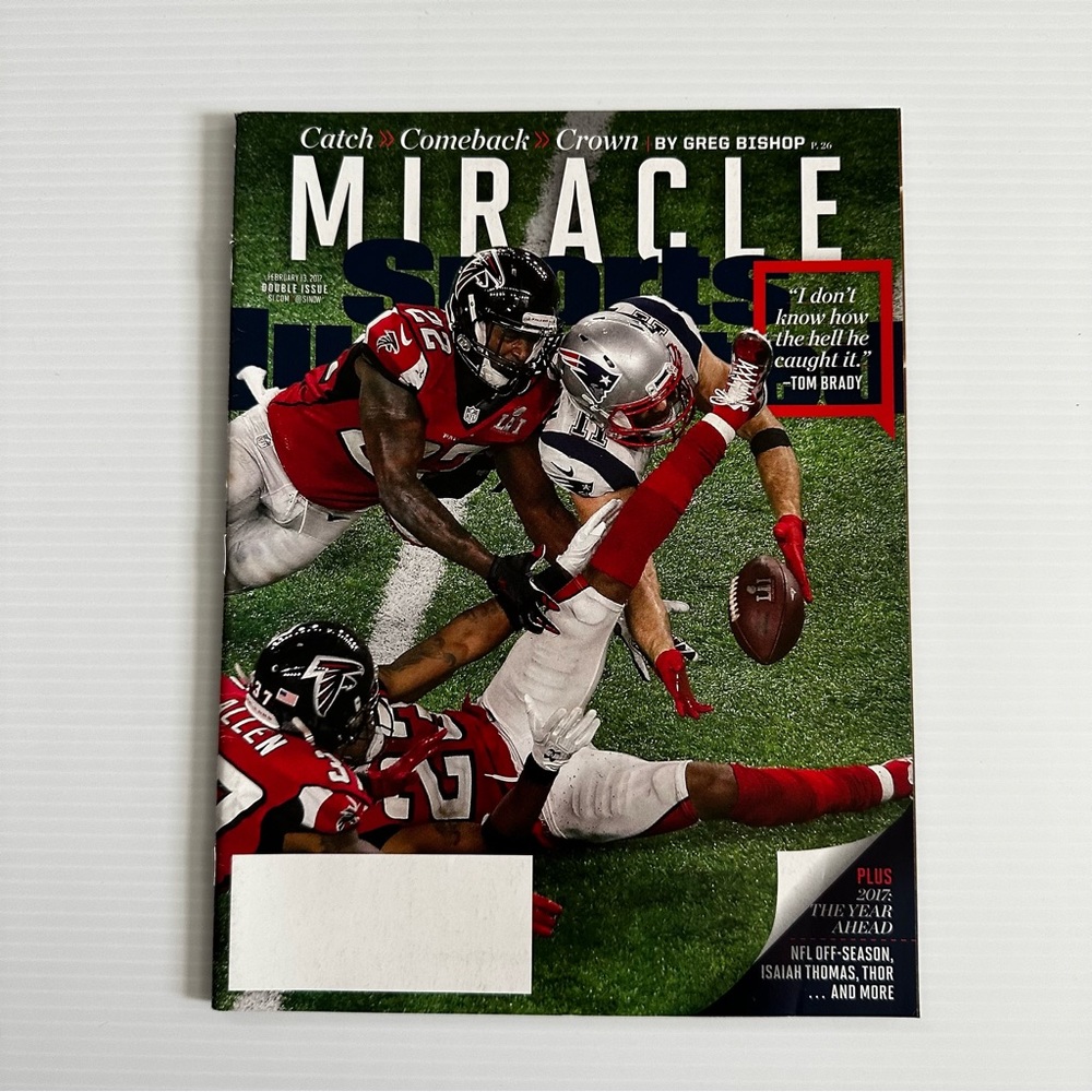 New England Patriots Atlanta Falcons Super Bowl LI Sports Illustrated Issue 2017